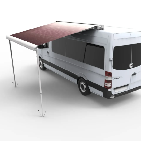 1 Маркиза автомобильная РИФ 3,0х2,5 м кассетная, привод механический, электромотор, корпус белый