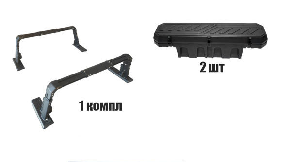 Кунг-каркас Baja Racing многофункциональный с 2-мя большими бок. удлинненными ящиками F-150, Tundra