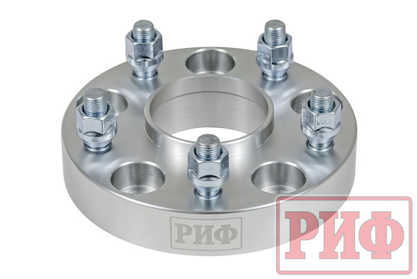 Проставки колесные РИФ 5x127, центр. отв. 71,5 мм, толщ. 30 мм (2 шт.) Проставки колесные РИФ 5x127, центр. отв. 71,5 мм, толщ. 30 мм (2 шт.)