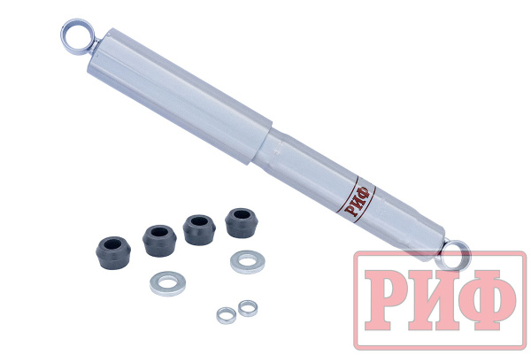 Амортизатор РИФ газовый задний Toyota Hilux 2005-2014, LC 60-70 (рессорная подвеска) лифт 45 мм