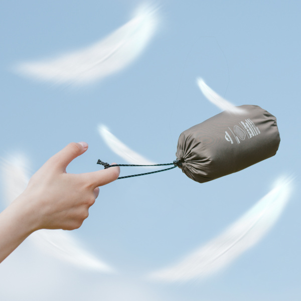 Подушка надувная Naturehike 52х32x12 см, бежевая