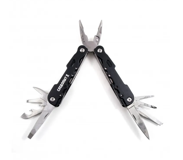 Мультитул (плоскогубцы) "СЛЕДОПЫТ-KEEPER", 106х43х22 мм, 11 предметов