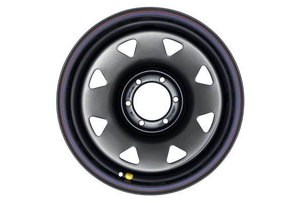 Диск усиленный Тойота Ниссан стальной черный 6x139,7 8xR18 d110 ET+15 (треуг.)