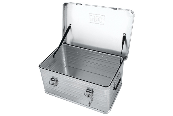 Ящик алюминиевый РИФ с замком 582х385х277 мм (ДхШхВ) Ящик алюминиевый РИФ с замком 582х385х277 мм (ДхШхВ)