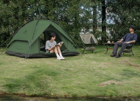 94 Палатка Naturehike 4-местная, автоматическая, зеленая 94 Палатка Naturehike 4-местная, автоматическая, зеленая