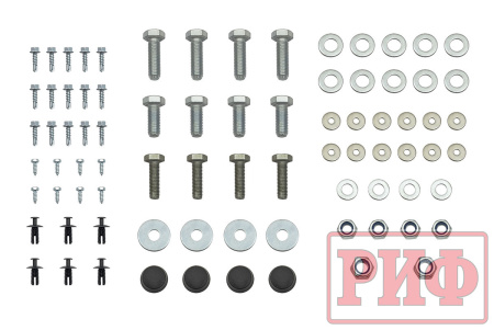 Бампер РИФ силовой передний Jeep Wrangler JL 2018+ под штатные фары, низ. пер. крыл.