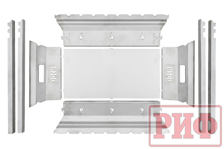 Мангал РИФ нержавеющая сталь, сумка в комплекте