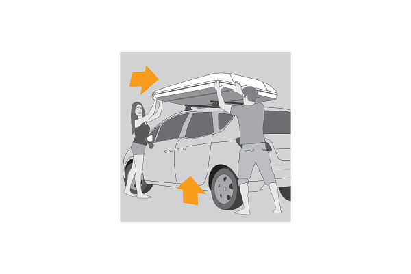 Палатка на крышу автомобиля AUTOHOME MAGGIOLINA GRAND TOUR SMALL 360 BLACK STORM, чёрный тент