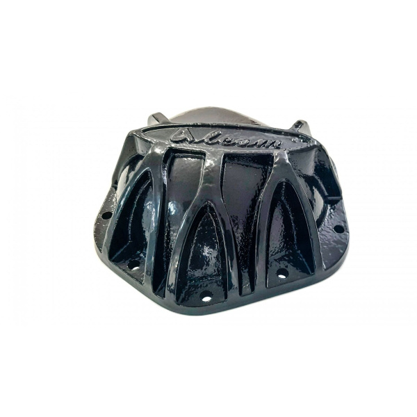 Крышка редуктора УАЗ усиленная мост Спайсер с крепежом (чёрная) передний мост