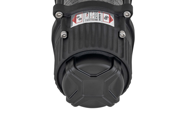 Лебёдка электрическая 12V Runva 3500A lbs 1587 кг (синтетический трос)