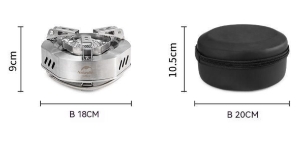 Горелка газовая Naturehike портативная 4.4 кВт