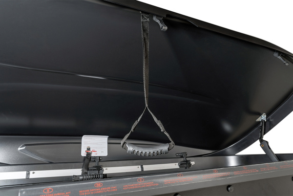 Бокс автомобильный на крышу Pentair RESORT 380 л черный глянец, двусторонний