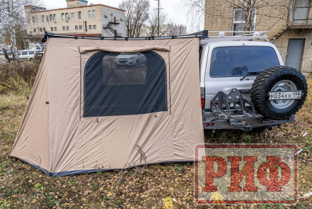 Стенки к автомобильной маркизе РИФ 2,13Х2.5 м Black Out