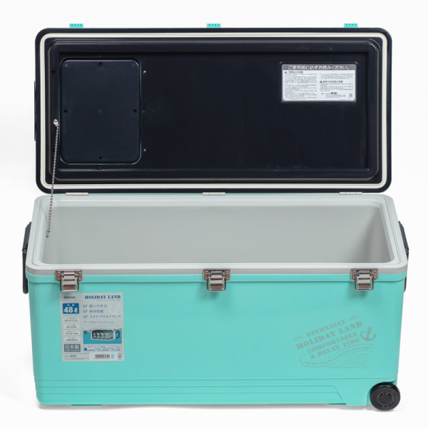 Термобокс SHINWA Holiday Land Cooler 48H бирюзовый