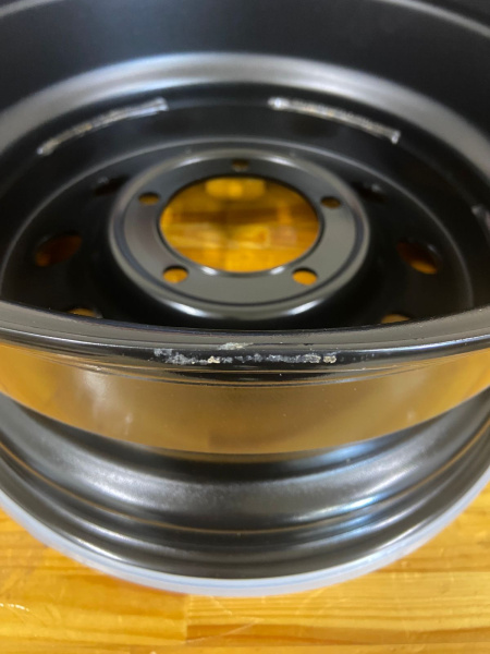 Диск усиленный УАЗ стальной черный 5x139,7 7xR16 d110 ET+25 (уценка)