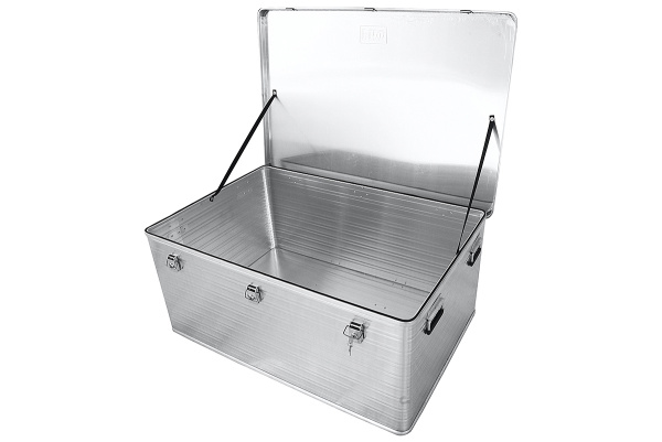 Ящик алюминиевый РИФ с замком 1176х790х517 мм (ДхШхВ) Ящик алюминиевый РИФ с замком 1176х790х517 мм (ДхШхВ)