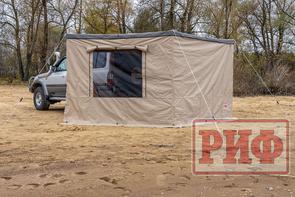 Стенки для комбинированной (прямоугольной с веерной частью) маркизы 2,5х2,5 м правые