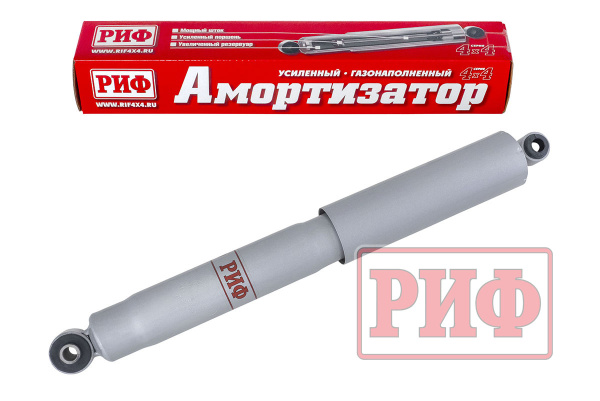 Амортизатор РИФ задний газовый Nissan Navara D40 лифт 50 мм