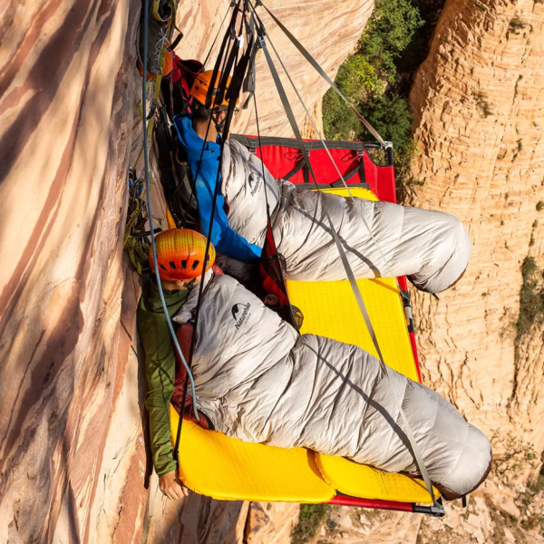 Мешок спальный Naturehike SnowBird, 205х80 см, L (980G), (правый) (ТК: -7C), серый/коричневый